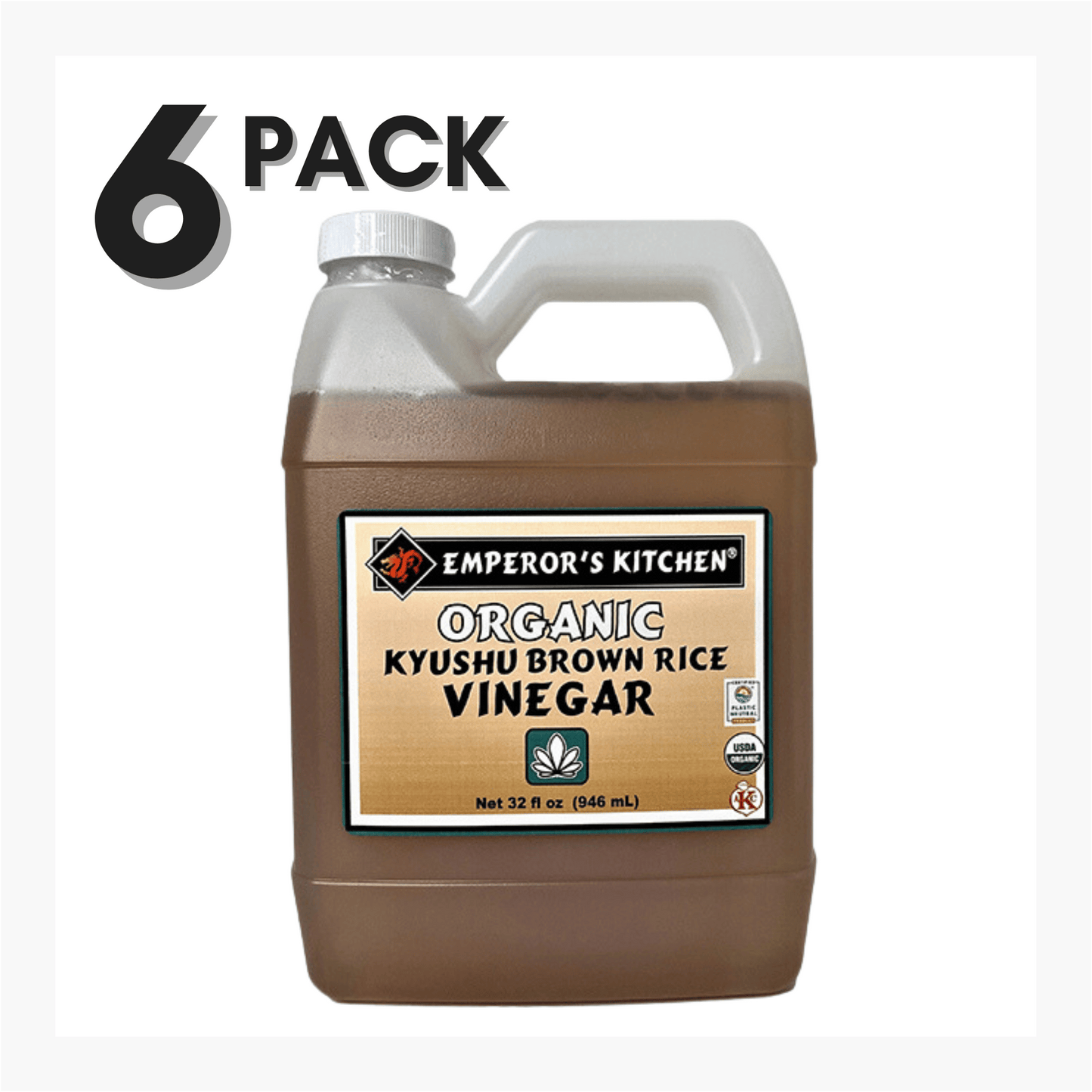 Kyushu Brown Rice Vinegar, Organic - Wholesale