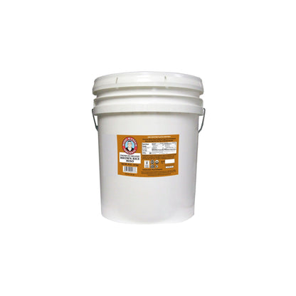 MISO, MISO PASTE, ORGANIC MISO, BROWN RICE MISO PASTE, USDA ORGANIC, KOSHER, VEGAN, NON GMO, NSF GLUTEN-FREE, PLASTIC NEUTRAL, MISO MASTER HANDCRAFTED MISO PASTE, WHOLESALE 40 LB BUCKET