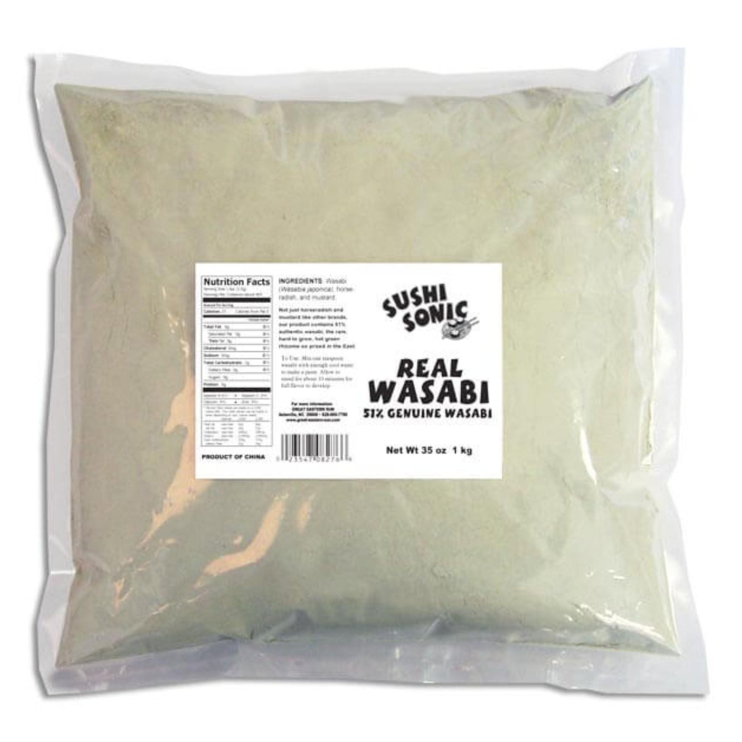 Real Wasabi Powder 51 Percent Wasabi Japonica Wholesale 35 oz
