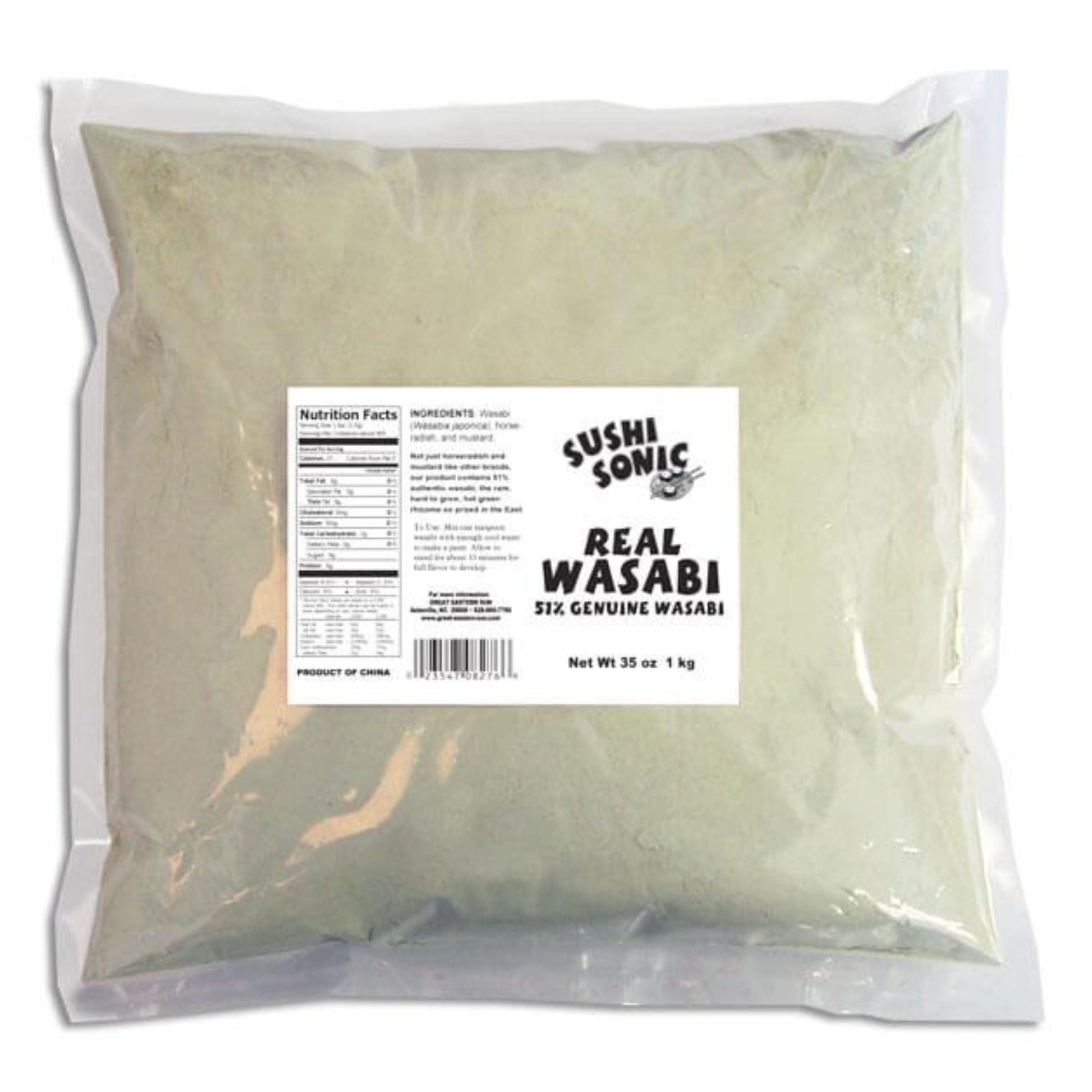 Real Wasabi Powder 51 Percent Wasabi Japonica Wholesale 35 oz